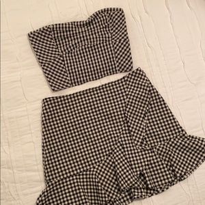 Gingham 2 Piece Set